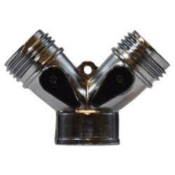 30626 - 3/4-in FGH x 3/4-in MGH x 3/4-in MGH Durable Zinc Alloy Wye Connector