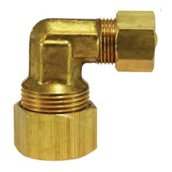 31137 - 3/8 in x 5/8 in Brass Reducing Elbow with Chrome Plating