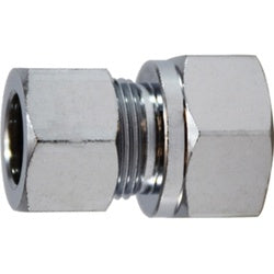 31159 - 1/2 in Compression to 1/2 in FIP Brass Adapter with Chrome Finish