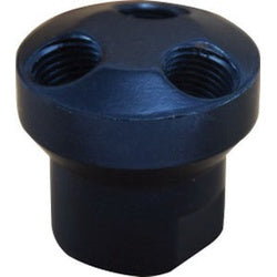 320121 - Aluminum Air Manifold with 3/8 in Inlet and Three 1/4 in Outlets