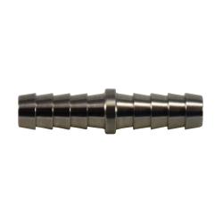 32098SS - 3/4 in Barbed Stainless Steel Straight Splicer, 2.5 in Long, 150 psi