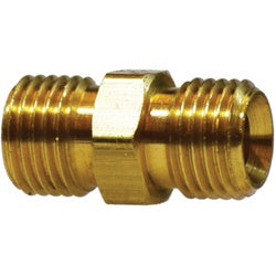 32462 - Machined Brass Ballseat Union - Dual 3/8-in Male NPSM Connections