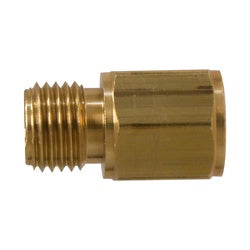 07655-0402 - Brass Female Ball Seat Adapter 1/4-in Male NPSM x 1/8-in Female NPTF