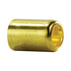 32590 - 1.2 in Brass Smooth Hose Ferrule, Length 0.843 in for Compression Fittings