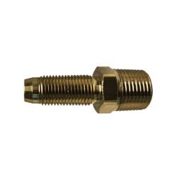 32758 - 1/4-in x 1/4-in Brass Reusable Male Stem Adapter, 150 psi, -40 to 160 °F