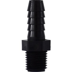 33012P - 3/8-in Hose Barbed to 1/4-in MIP Polypropylene Adapter