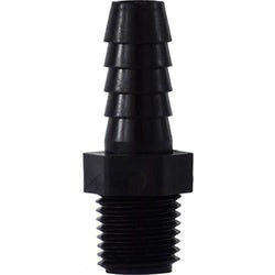 33015P - 1/2 in Barbed to 1/4 in MIP Polypropylene Adapter