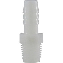 33017W - Nylon Adapter 1/2-in Hose Barbed to 1/2-in MIP, 125 psi, -40 to 200°F