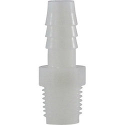 33020W - 5/8 in Barbed to 1/2 in MIP Nylon Adapter, Max 125 psi, -40 to 200°F