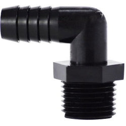 33044B - 90-Degree Elbow - 5/8 in Barbed & 3/8 in MIP Polyethylene Fitting