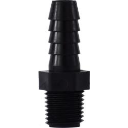 33318P - 3/4 in Hose Barbed x 1-1/4 in MIP Polypropylene Adapter
