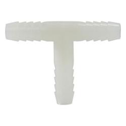 33418W - 3/16 in x 3/16 in x 3/16 in Nylon Barbed Tee for Hose Connections