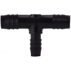 33424B - 1/4 in x 1/4 in x 1/2 in Polyethylene Reducing Branch Tee with Barbed Fittings