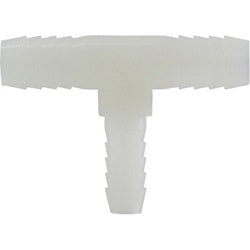 33430W - Nylon Reducing Branch Tee, 3/8 in x 3/8 in x 1/2 in, 125 psi, -40 to 200°F