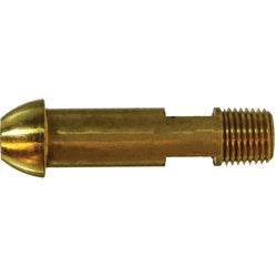 34011 - 1/4 in POL x 1/4 in POL Brass Tailpiece with Flat Wrench, 2.34 in Length
