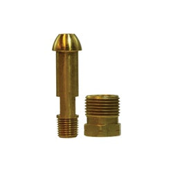 34022 - 1/4 in POL Brass Tailpiece Nut and Assembly