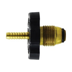 34074 - Brass Soft Nose Adapter with 0.88 in Male POL and 1/4 in Hose Barb