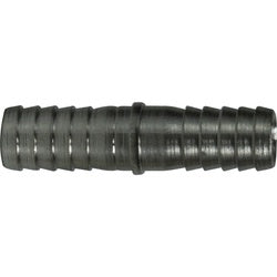 34533 - 1/4 in Barbed Straight Hose Splicer in Durable Stainless Steel
