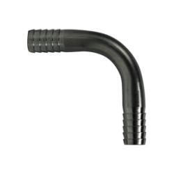34551 - Stainless Steel 90° Splicer Elbow for 1/4 in Hose Barbed Connection