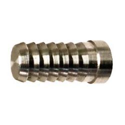 34574T - 3/8 in Hose Barb Stainless Steel Beverage Plug, 150 psi Pressure Rating