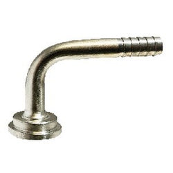 34722 - 5/16 in x 5/16 in 90-Degree Barbed Stainless Steel Elbow Fitting