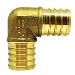 35059CE - 1/2 in x 3/4 in Lead-Free Brass Cold Expansion Reducing Union Elbow