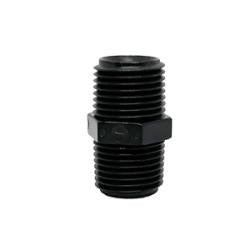 35277 - 1/2-in Male NPT Polyphenylsulfone Hex Nipple Connector Fitting
