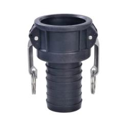 35934 - 1-1/2 in Type C x 1-1/2 in Barbed Polypropylene Cam and Groove Coupler