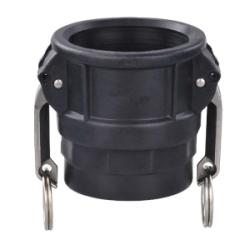35944 - 1-1/2 in Type D Polypropylene Coupler with FNPT Connections
