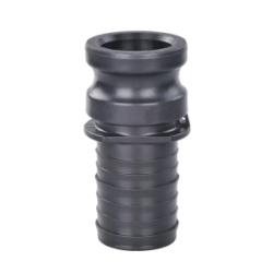 35957 - 3 in Type E Polypropylene Cam and Groove Adapter to 3 in Hose Barbed Fitting