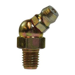 36148 - 45° Long Ball Check Valve 1/4-28 Thread, 3/8" Hex, Steel, 0.94" Length, 8000 psi