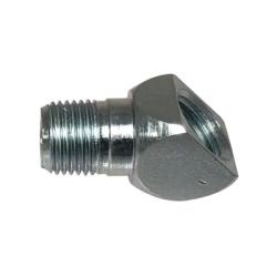 36362 - 1/8 in FNPTF x 1/8 in MNPTF Steel Zinc-Plated 45-Degree Elbow Fitting