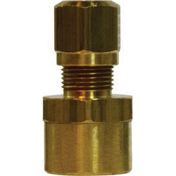 38059 - 3/4 in Tube OD x 1/2 in FPT Brass Adapter for SAE J844 Nylon Tubing