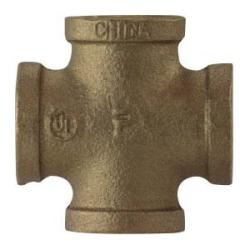 38102-32 - 2 in x 2 in x 2 in x 2 in Red Bronze Cross Fitting