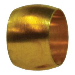 38165 - Brass Sleeve Fitting for 3/4 in Tube OD, Compatible with SAE Types A & B, 150 psi Pressure Rating