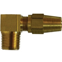 38245 - Brass Elbow Fitting 5/8 in Tube x 3/8 in MIP, 150 psi Pressure Rating