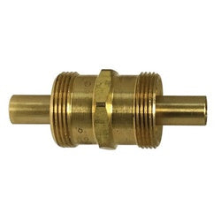 39318 - Brass Air Brake Hose Union, 3/8 in Barbed Connections, Rated 125 psi