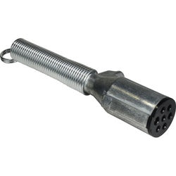 39757 - 7-Way Single Grip Plug with Spring Guard for Reliable Electrical Connections