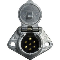 39774 - Solid Pin 7-Way Socket for Reliable Electrical Connectivity