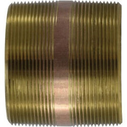 40254 - 6 in MPT x 6 in MPT Red Brass Pipe Nipple, SCH 40, 125 psi, -20 to 400°F