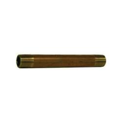 40279 - 3/4 in MPT Lead-Free Red Brass Seamless Pipe Nipple, 30 in Length