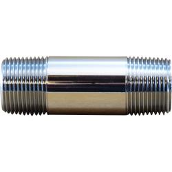 41001 - 1/8 in x 1/8 in Lead-Free Brass Close Nipple Fitting
