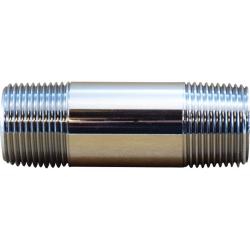 41041 - 3/8 in MPT x 3/8 in MPT Lead-Free Brass Pipe Nipple, 1-1/2 in Long