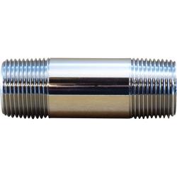 41087 - 3/4 in MPT x 3/4 in MPT Brass Pipe Nipple, 4-1/2 in Length