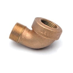 43167 - 90-Degree Bronze Street Elbow - 1-1/2 in FPT x 1-1/2 in MPT