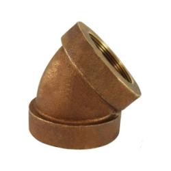 43189 - 2-1/2 in FPT x 2-1/2 in FPT Bronze 45-Degree Elbow Fitting