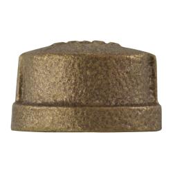 43474 - 3/4 in FPT Bronze Cap Fitting for Fluids