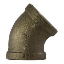 44181LF - 1/4 in FPT x 1/4 in FPT Lead-Free Bronze 45-Degree Elbow Fitting