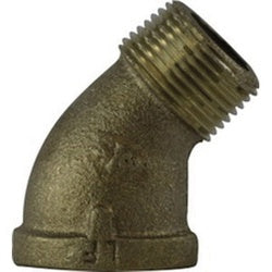 44205LF - Lead-Free Bronze 45-Degree Street Elbow Fitting - 1 in FPT x 1 in MPT
