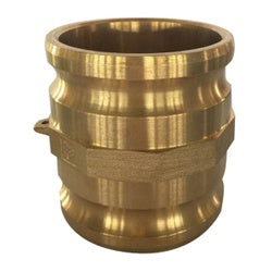 44214 - 2-1/2 in Male Cam and Groove Spool Adapter, Durable Brass Material
